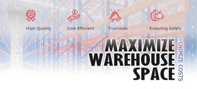 कोल्ड स्टोरेज वेयरहाउस पैलेट स्टील स्टोरेज रैक ISO9001 कार्गो लिफ्ट के साथ 0