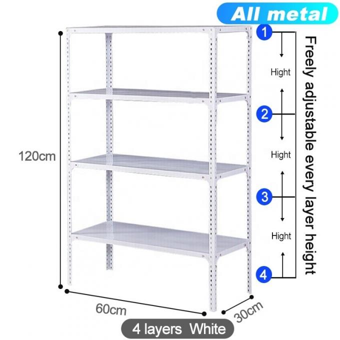 स्लॉट एंगल लाइट ड्यूटी बोल्टलेस रिवेट शेल्फिंग आयरन एंगल स्टील रैक 0